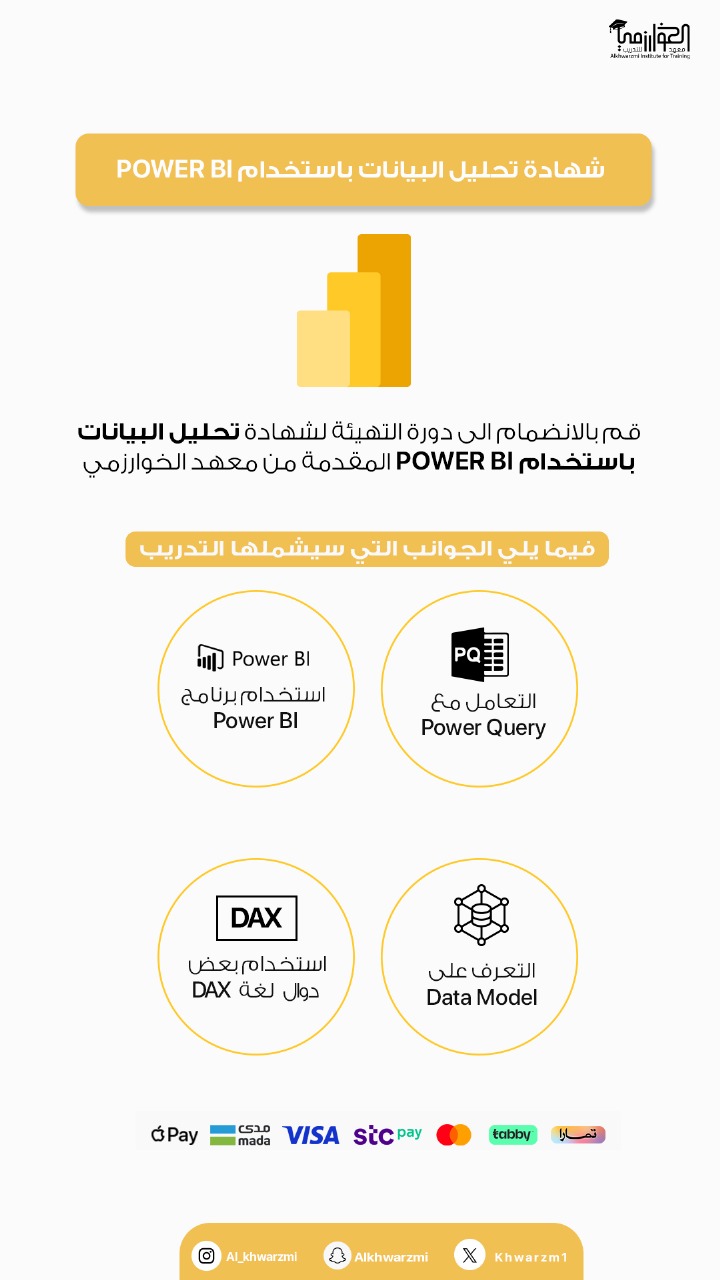 التهيئة لشهادة تحليل البيانات باستخدام Power BI